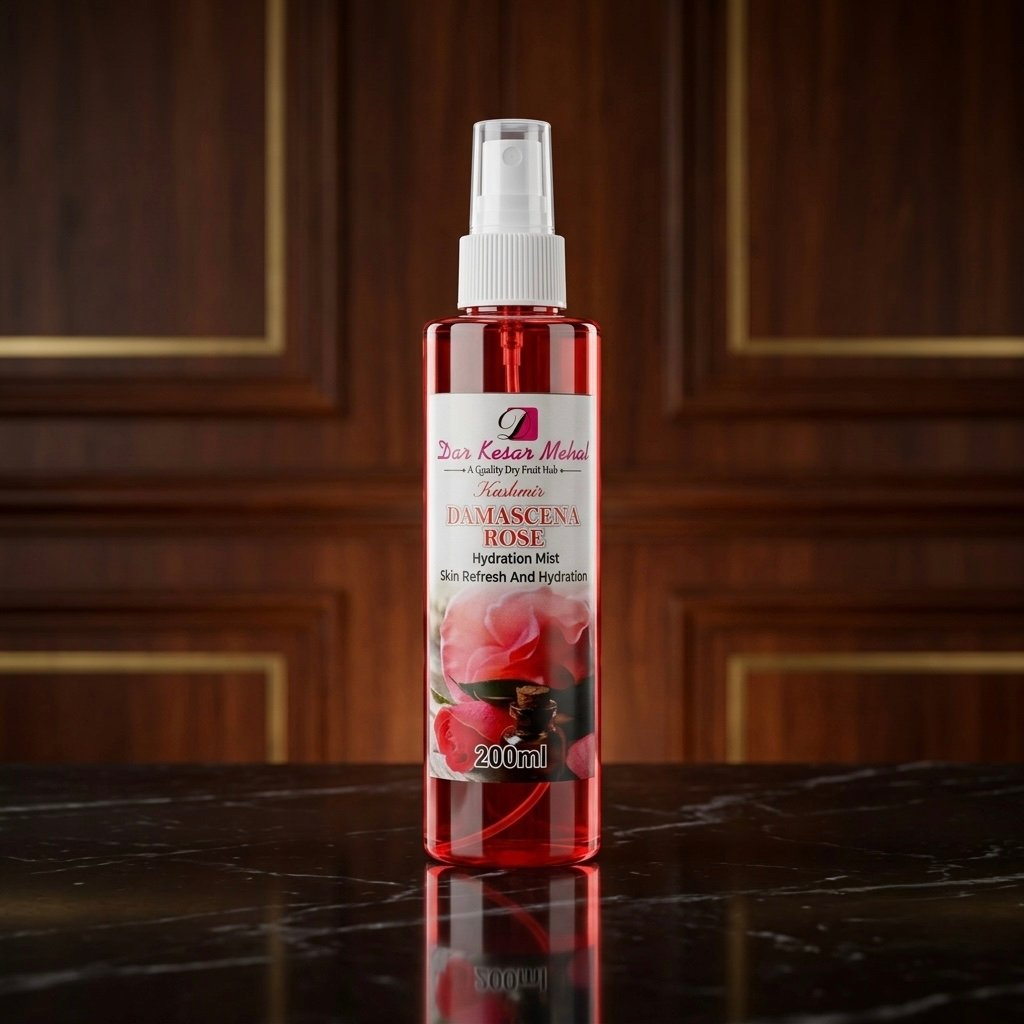 Premium Natural Rose Water – Pure Steam-Distilled Floral Toner | Multi-Use