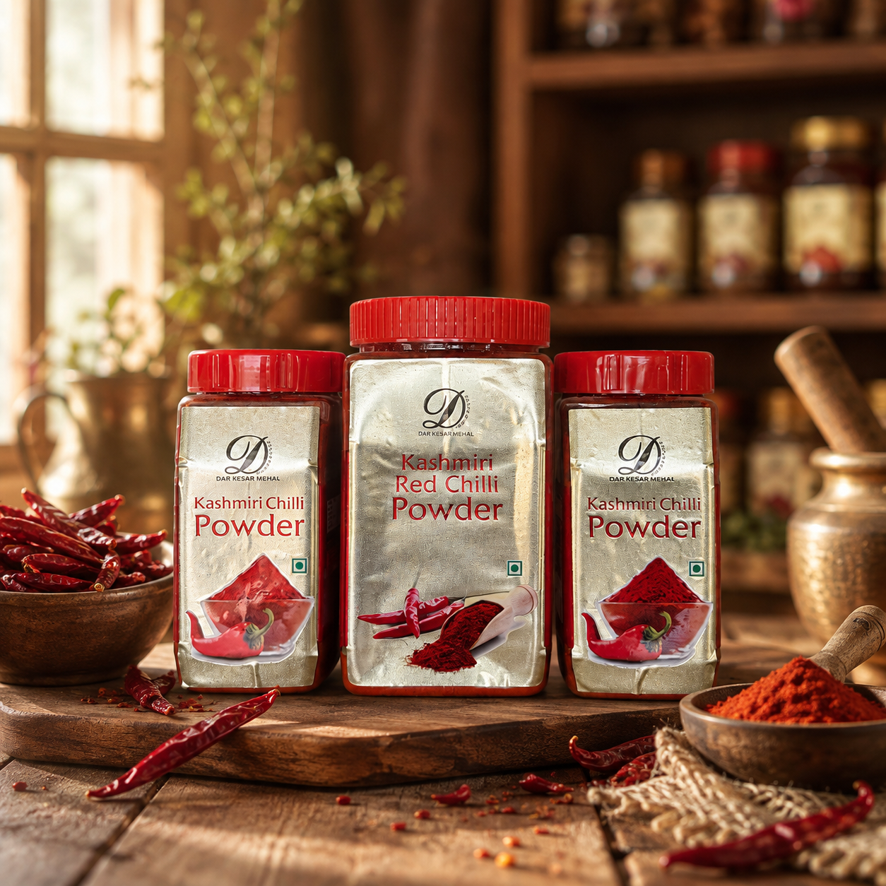 Kashmiri pure 100% red chilli (1kg)